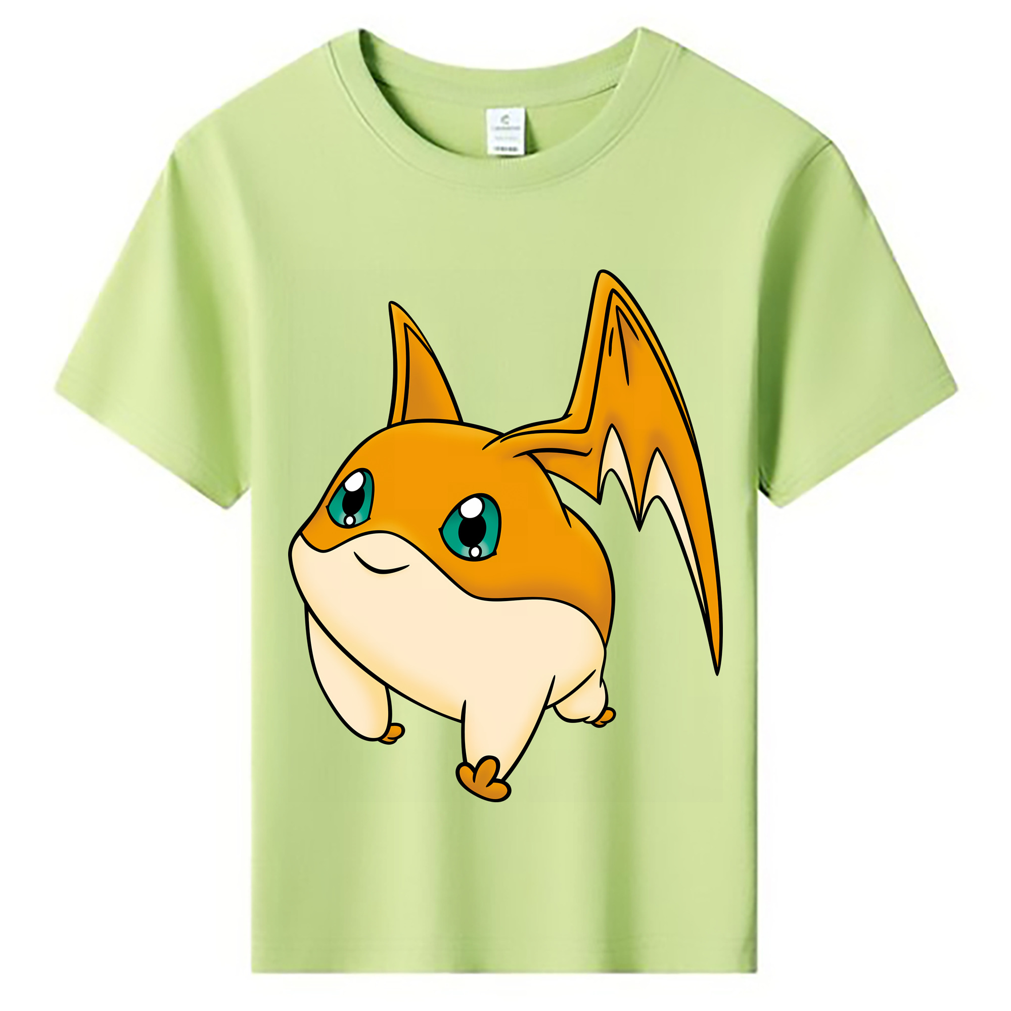 （画像用） Digimon デジタルモンスター/デジモン 綿100％キッズTシャツ（フロントプリント）